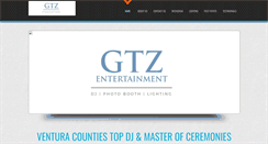 Desktop Screenshot of gtzentertainment.com